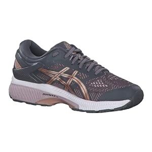 ASICS Women's Gray and Pink Running Shoes